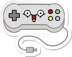 Aufkleber eines niedlichen Cartoon-Gamecontrollers png