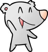 laughing bear cartoon png