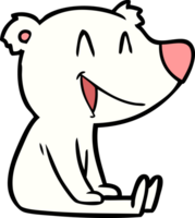 dessin animé ours polaire png