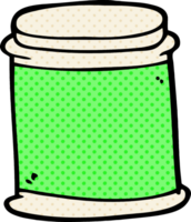 Cartoon-Doodle-Vitamin-Töpfe png