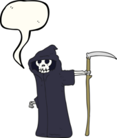 disegnato discorso bolla cartone animato Morte png