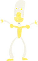 robô engraçado dos desenhos animados png