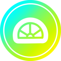 transferidor matemática equipamento circular ícone com legal gradiente terminar png