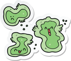 sticker of a cartoon cells png