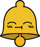 cute cartoon of a bell png