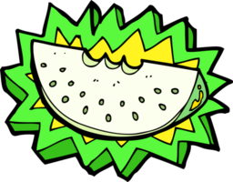 cartoon melon slice png