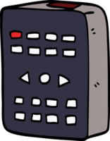 cartoon doodle remote control png