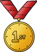 tecknad serie sporter medalj png