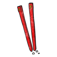 textured cartoon chopsticks png