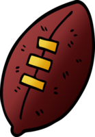 football de griffonnage de dessin animé png