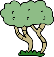 arbre de griffonnage de dessin animé png