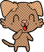 laughing cartoon dog png