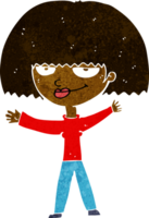 mulher presunçosa dos desenhos animados png