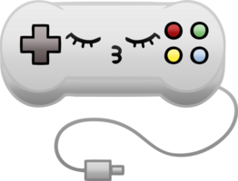 pente ombragé dessin animé de une Jeu manette png