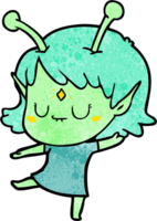 fille extraterrestre de dessin animé png