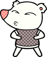 polar bear cartoon png