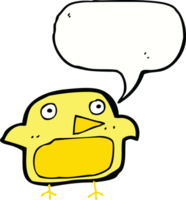 cartoon bird with speech bubble png