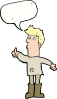 cartoon poor man with speech bubble png