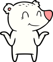 cartone animato orso polare png