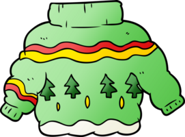 cartoon embarrassing christmas jumper png