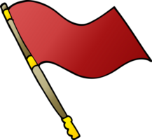 drapeau de griffonnage de dessin animé png