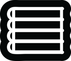 stack of books icon symbol png