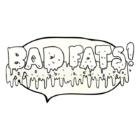 drawn texture speech bubble cartoon bad fats png