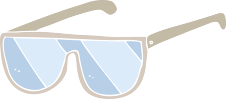 flat color illustration of spectacles png