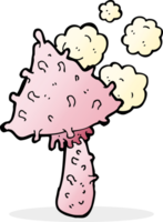 cartoon weird mushroom png