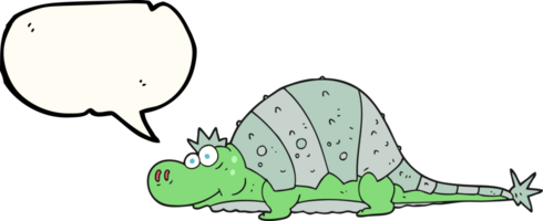 dibujado habla burbuja dibujos animados dinosaurio png