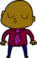 hombre calvo de dibujos animados png