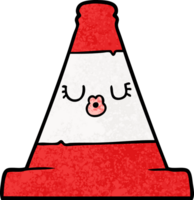 cartoon road traffic cone png