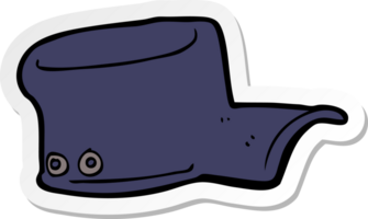 sticker of a cartoon uniform hat png