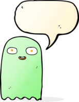 funny cartoon ghost with speech bubble png