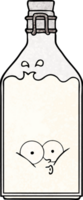 cartoon old bottle png