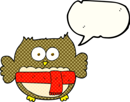 drawn comic book speech bubble cartoon cute owl png