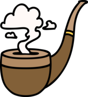 tattoo in traditional style of a smokers pipe png