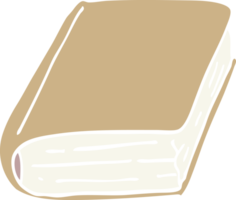 flat color illustration cartoon old book png