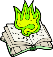 livre de sorts magiques de dessin animé png