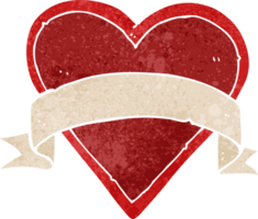 cartoon love heart tattoo png