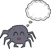 drawn thought bubble cartoon spider png