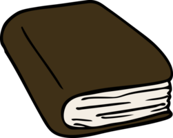 cartoon doodle brown diary png