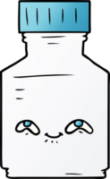 cartoon pill jar png