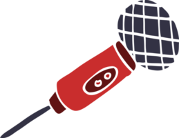 cartoon doodle microphone png