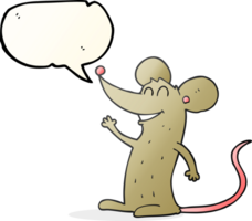 drawn speech bubble cartoon mouse png