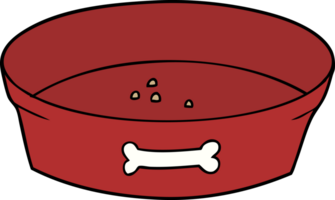 cartoon empty dog food bowl png