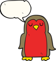 drawn speech bubble cartoon christmas robin png