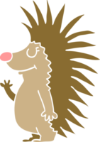 cartoon doodle spiky hedgehog png