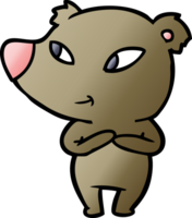 orso simpatico cartone animato png