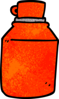 Cartoon-Doodle Heißgetränkeflasche png